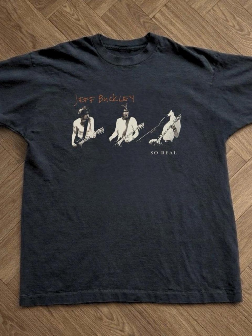 Gildan Black Jeff Buckley 'So Real' Graphic Tee